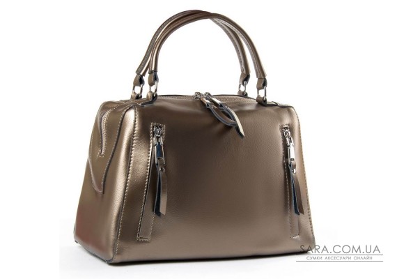 Сумка Жіноча Класична шкіра PODIUM P39 8763 silver-grey