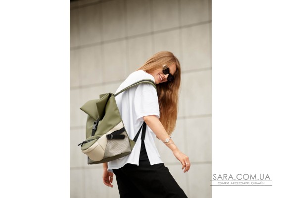 Жіночий рюкзак Sambag ReneDouble хакі