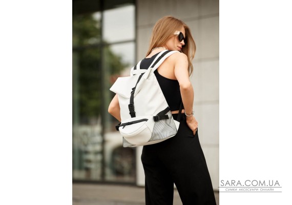 Жіночий рюкзак Sambag ReneDouble  білий