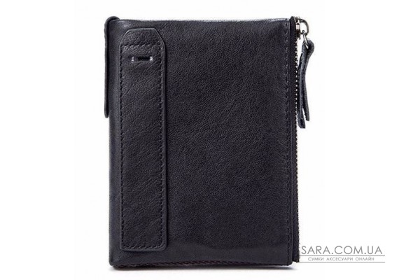 Чоловічий невеликий гаманець TW002 чорний (уцінка)