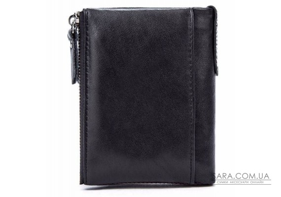 Чоловічий невеликий гаманець TW002 чорний (уцінка)