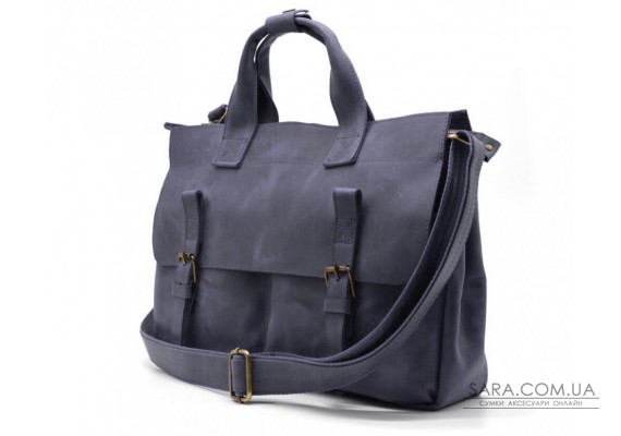 Чоловіча сумка для ноутубка та документів синя TARWA RK-7107-3md