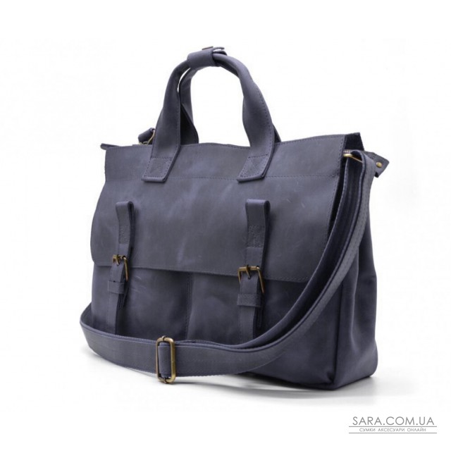 Чоловіча сумка для ноутубка та документів синя TARWA RK-7107-3md Чоловіча сумка для ноутубка та документів синя TARWA RK-7107-3md