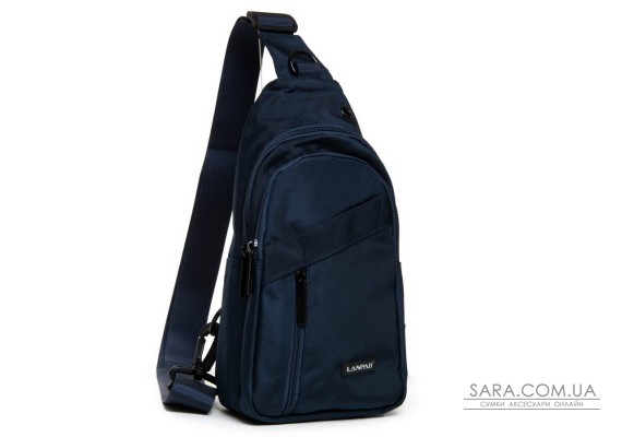 Сумка чоловіча на плече нейлон Lanpad 82044 blue Podium