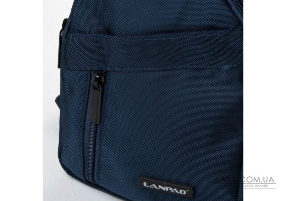 Сумка чоловіча на плече нейлон Lanpad 82044 blue Podium