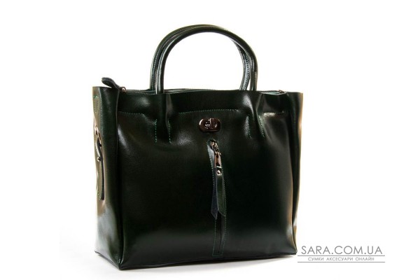 Сумка Жіноча Класична шкіра PODIUM P92 8696-3 green Podium