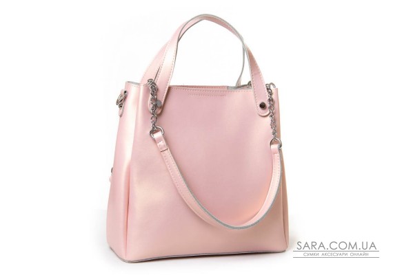 Сумка Жіноча Класична шкіра PODIUM P42 8784 pearl-pink Podium