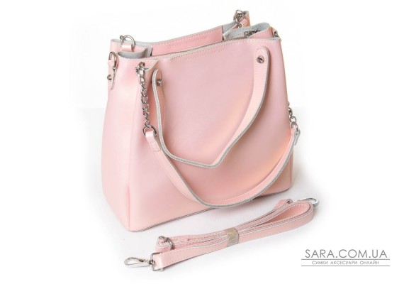 Сумка Жіноча Класична шкіра PODIUM P42 8784 pearl-pink Podium