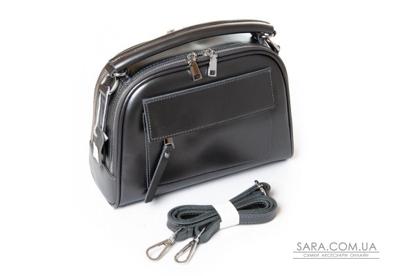 Сумка Жіноча Класична шкіра PODIUM P72 8545 grey Podium