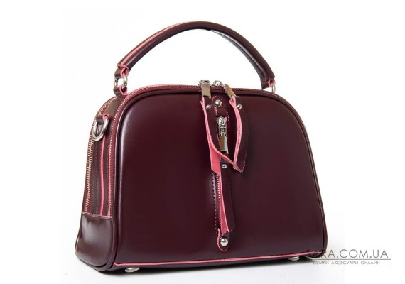 Сумка Жіноча Класична шкіра PODIUM P72 8545 burgundi Podium