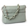 Сумка Жіноча Класична шкіра PODIUM P77 3011 light-green Podium
