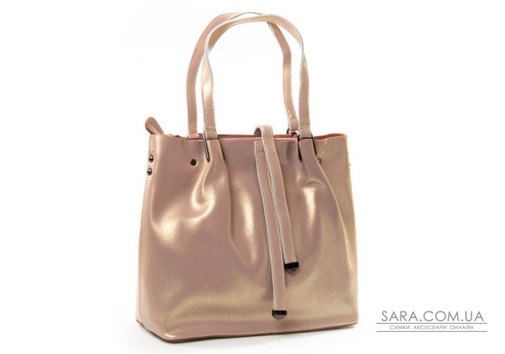 Сумка Женская Классическая кожа PODIUM P54 317 pearl-khaki Podium