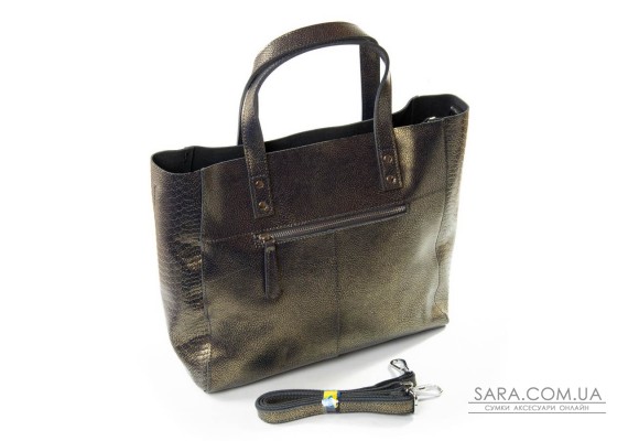 Сумка Женская Классическая кожа PODIUM P107 8713-1 gold Podium