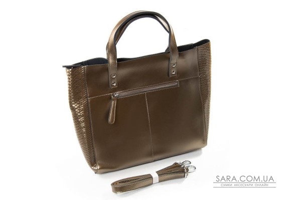 Сумка Женская Классическая кожа PODIUM P107 8713-1 deep-silver-ash Podium