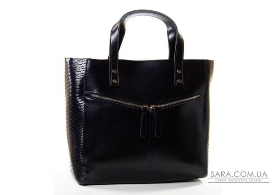 Сумка Женская Классическая кожа PODIUM P107 8713-1 blue Podium