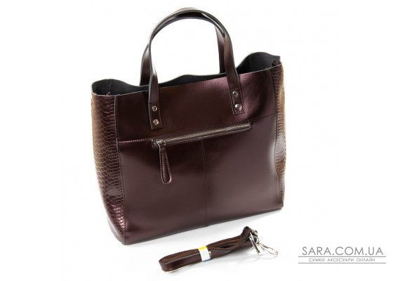 Сумка Женская Классическая кожа PODIUM P107 8713-1 bright-brown Podium