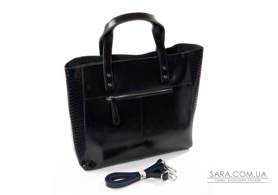 Сумка Женская Классическая кожа PODIUM P107 8713-1 blue Podium