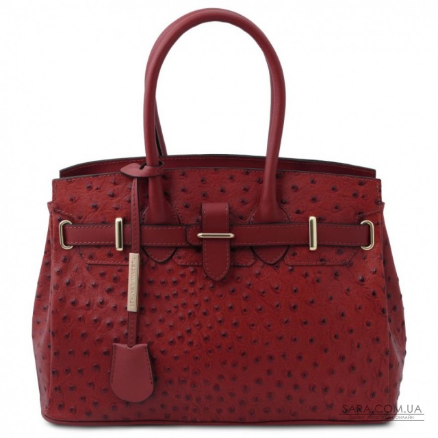 Жіноча шкіряна сумка Шкіра Страус Tuscany TL142120 Жіноча шкіряна сумка Шкіра Страус Tuscany TL142120