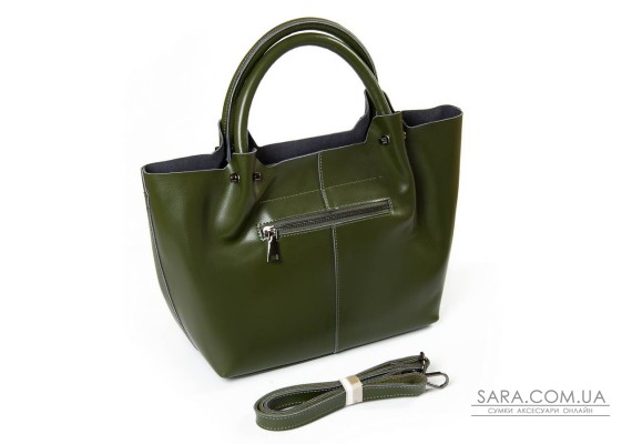 Сумка Жіноча Класична шкіра PODIUM P46 8649-2 armi green Podium