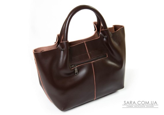 Сумка Жіноча Класична шкіра PODIUM P46 8649-2 brown Podium