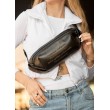 Женская кожаная сумка на пояс бананка Sambag Holster с индивидуальной гравировкой