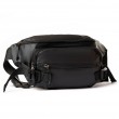 Сумка Мужская На пояс нейлон Lanpad 61010 black