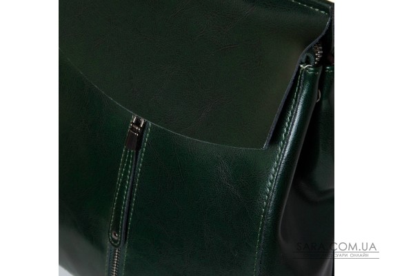 Сумка Женская Рюкзак кожа ALEX RAI 3206 green