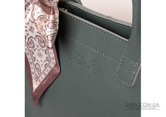 Сумка жіноча Класична шкіра ALEX RAI 1556 green Podium