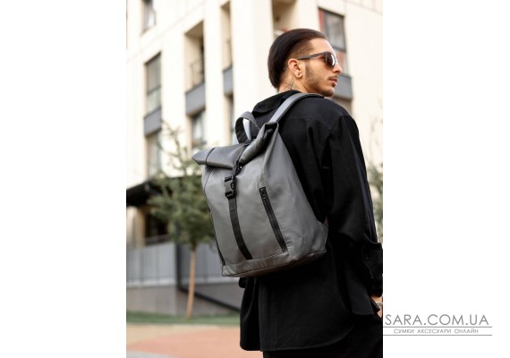 Мужской рюкзак ролл Sambag RollTop LZT графит