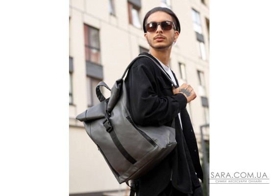 Чоловічий рюкзак ролл Sambag RollTop LZT графітовий