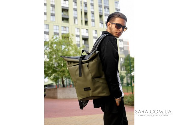 Чоловічий рюкзак ролл Sambag RollTop X хакі