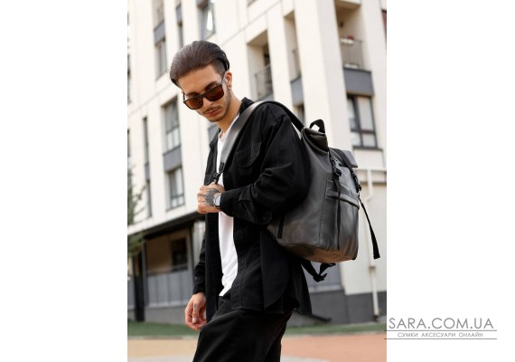 Мужской рюкзак ролл Sambag RollTop Milton графитовый