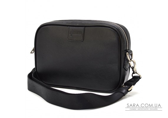 Кожаная сумка барсетка черная TARWA GA-7310-4lx