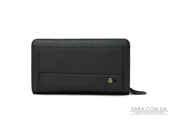 Чоловічий шкіряний клатч bx9013A в чорному кольорі.