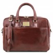 Кожаная сумка портфель для ноутбука на два отделения Tuscany Leather Urbino TL141894