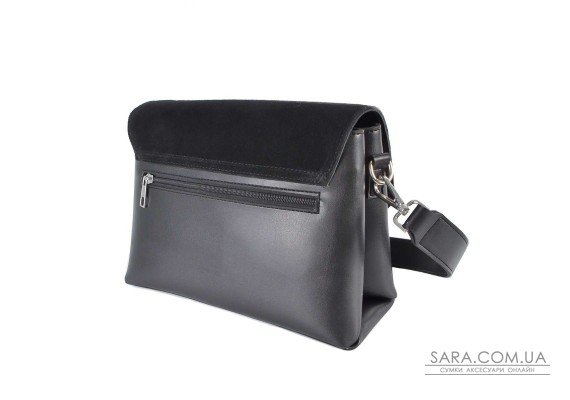 792 сумка замш черная Lucherino