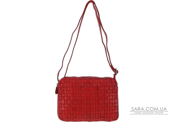 Винтажная сумка женская Ashwood D71 Red (Красный)