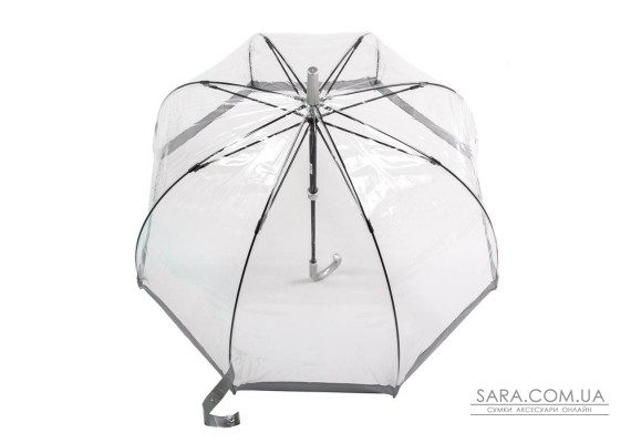 Зонт-трость женский Fulton Birdcage-1 L041 Silver (Серебряный)