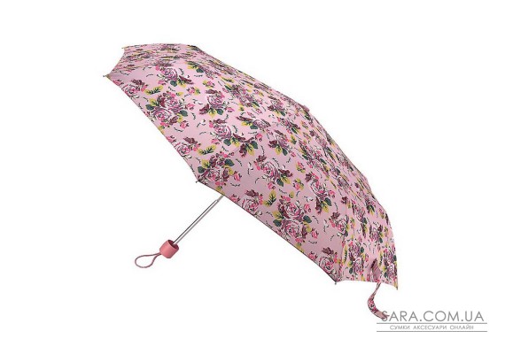 Зонт женский Fulton L354-041161 Minilite-2 Pink Floral (Розовые цветы)