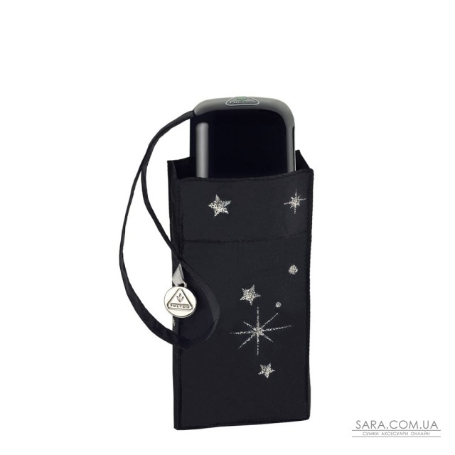 Зонт женский Fulton L501-041086 Tiny-2 Glitter Stars Black (Блеск звезд) Зонт женский Fulton L501-041086 Tiny-2 Glitter Stars Black (Блеск звезд)