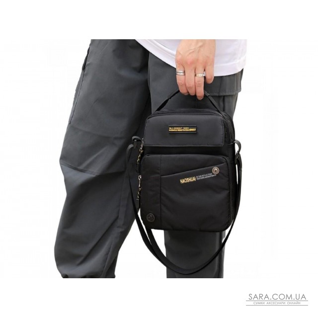 Чоловічий текстильний месенджер із ручкою Confident AT08-6811A недорого Чоловічий текстильний месенджер із ручкою Confident AT08-6811A недорого