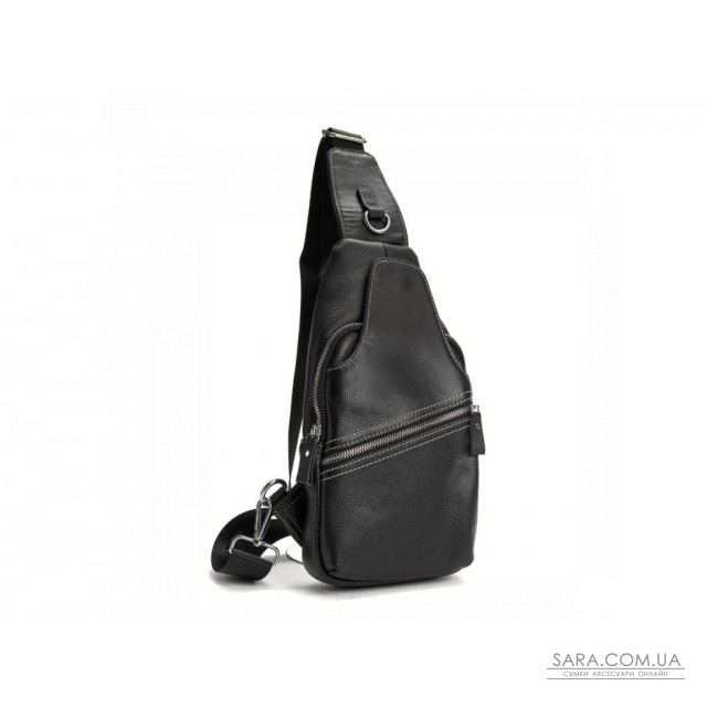 Сумка-слінг чорна шкіряна Tiding Bag F-A25F-5003A недорого Сумка-слінг чорна шкіряна Tiding Bag F-A25F-5003A недорого