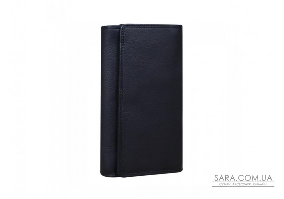 Шкіряний чорний гаманець Tavinchi R-P-5190A