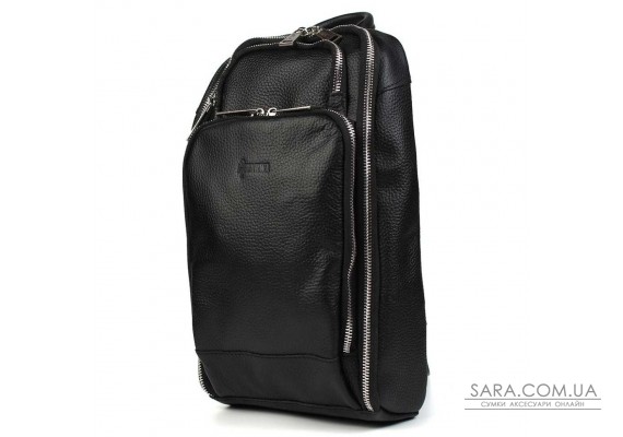 Чоловічий рюкзак слінг на плече TARWA FA-0910-4lx чорний флотар