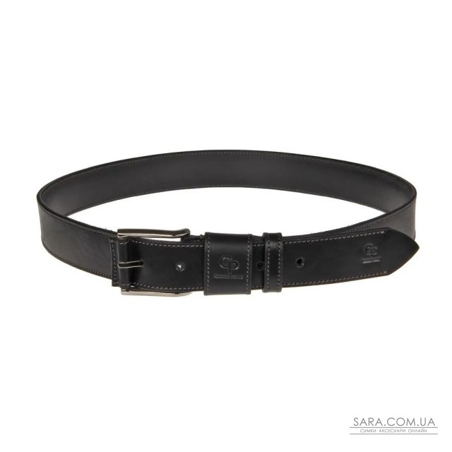 Шкіряний ремінь Calvin 43001370113 Grande Pelle чорний 40мм Шкіряний ремінь Calvin 43001370113 Grande Pelle чорний 40мм