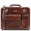 Мужской кожаный портфель 2 отделения Tuscany Leather Venezia TL141268