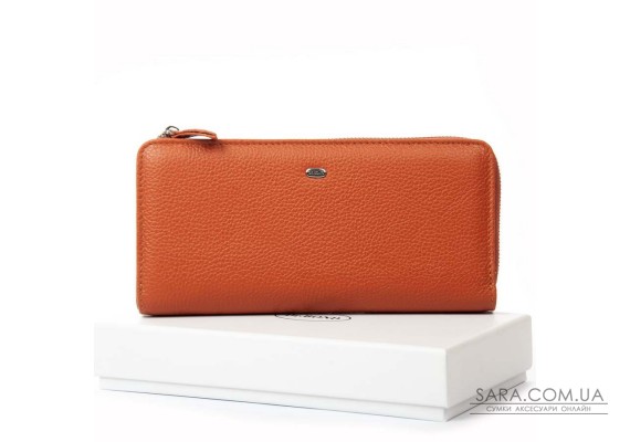 Гаманець Шкіряний Жіночий Classic DR. BOND WN-23-21 orange Podium