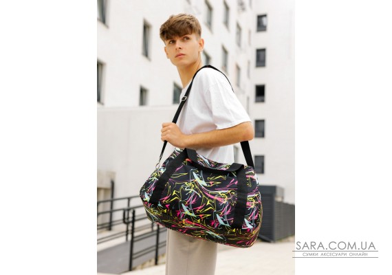 Мужская спортивная сумка Sambag Vogue lqh принт "Abstract"