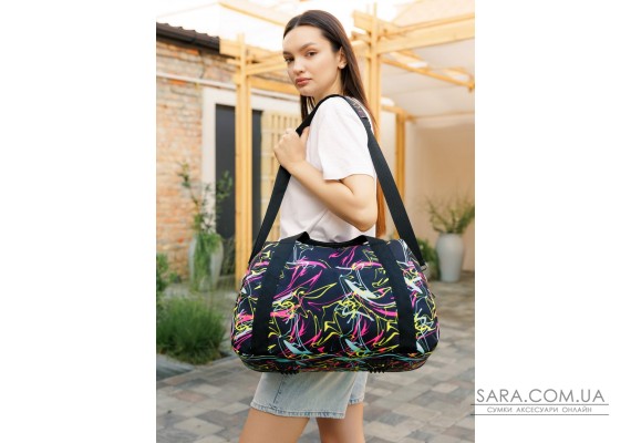 Жіноча спортивна сумка Sambag Vogue LQH ПРИНТ "Abstract"