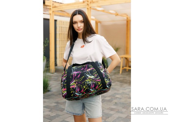 Жіноча спортивна сумка Sambag Vogue LQH ПРИНТ "Abstract"